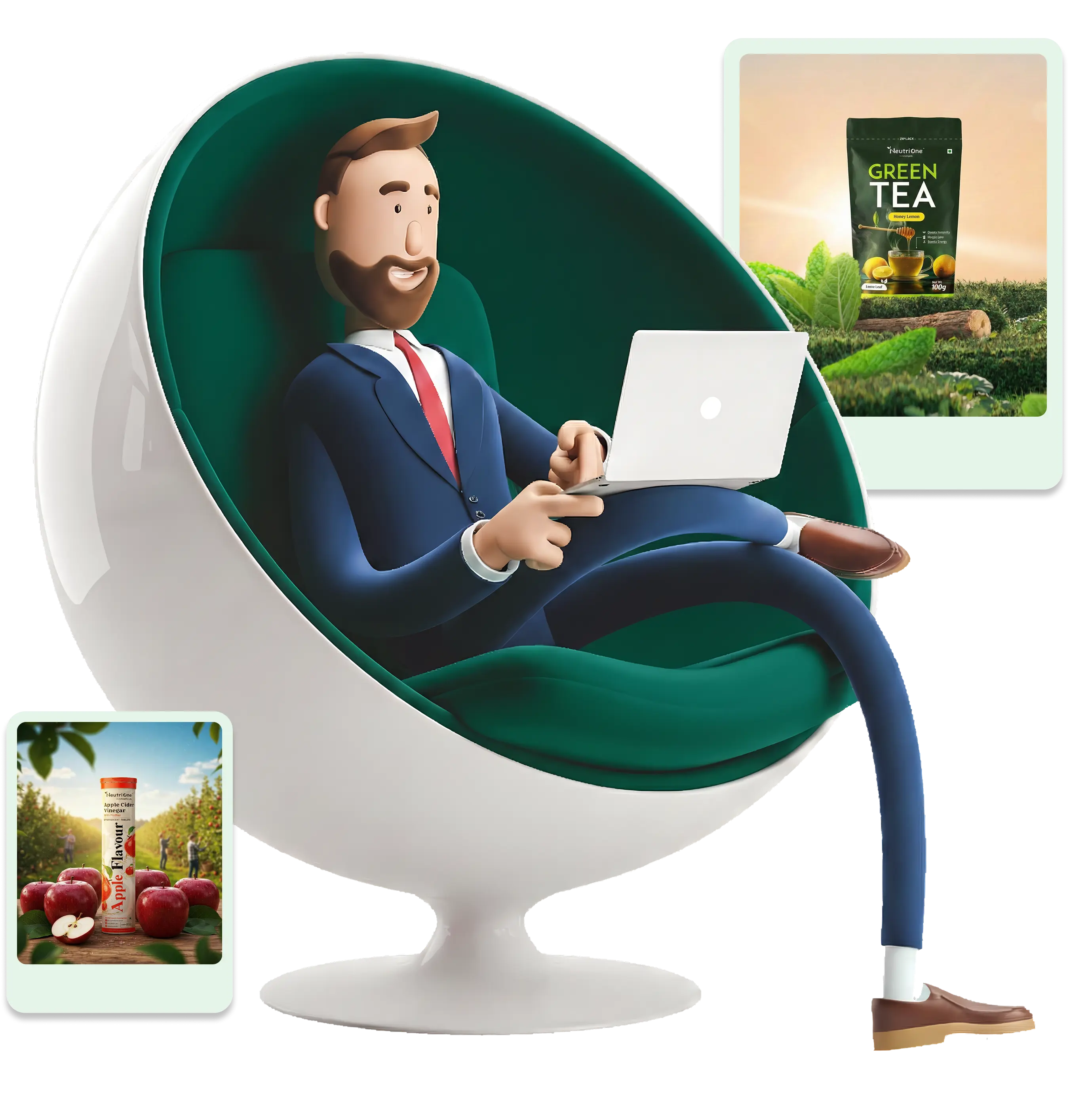 NeutriOne Admin Portal Illustration